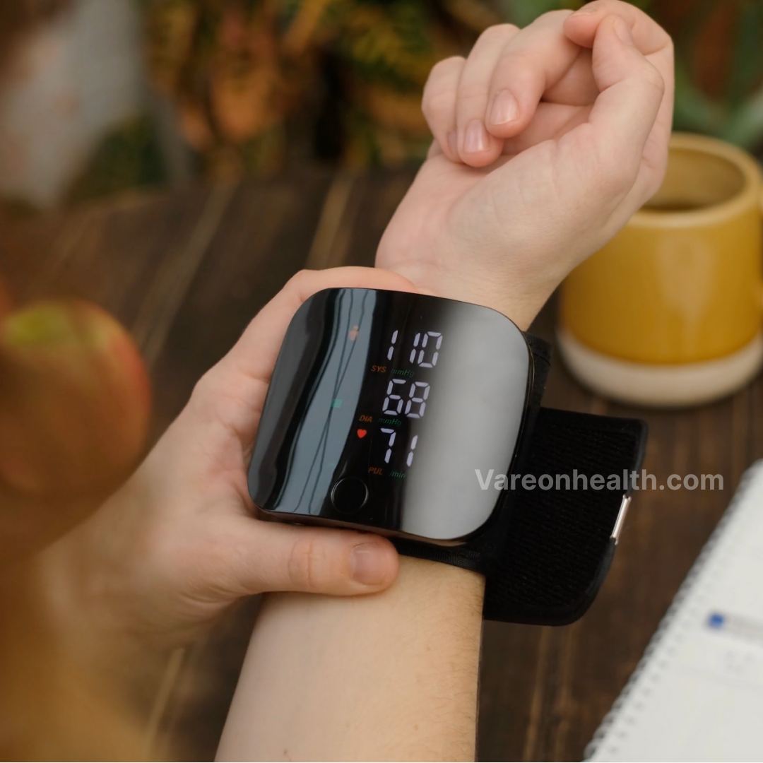 Vareon PulseGuard™ Wrist Blood Pressure Monitor For Home Use